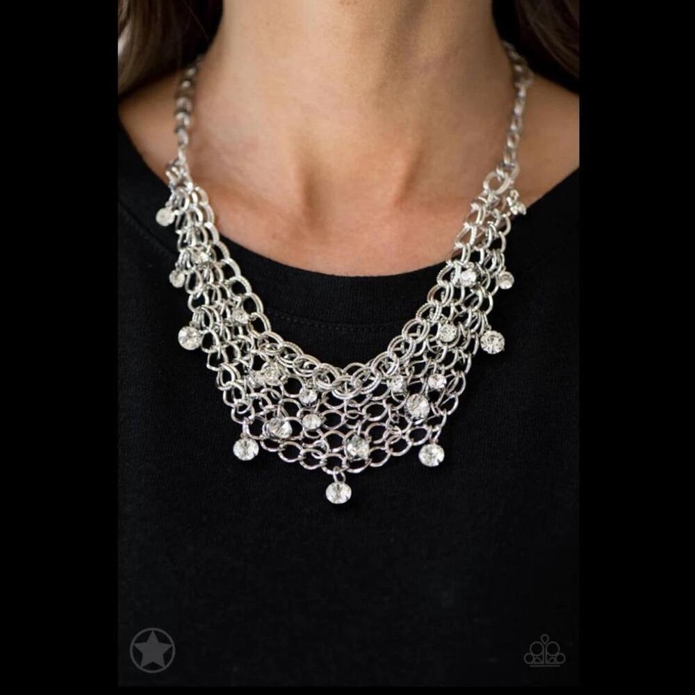 Paparazzi ♥ Fishing for Compliments - Silver Necklace